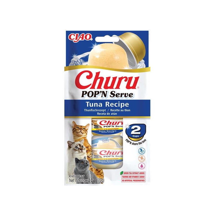 Pamlsok Inaba Churu POP'N Serve cat tuniak 2 x 35 g